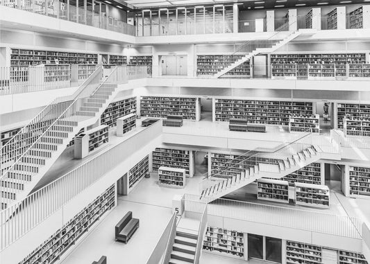 Bibliothek Stuttgart | Fototapeten