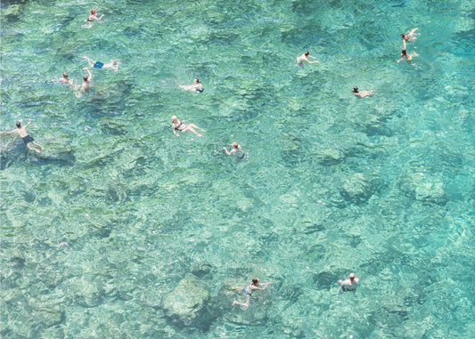Simma i havet | Canvastavla