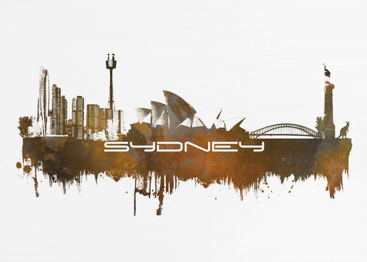 Sydney Australia Skyline City Art (3) | Poster