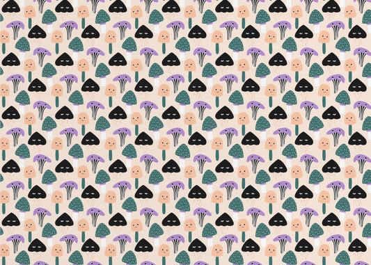 Magiska svampar (mönsterdesign) | Tapet