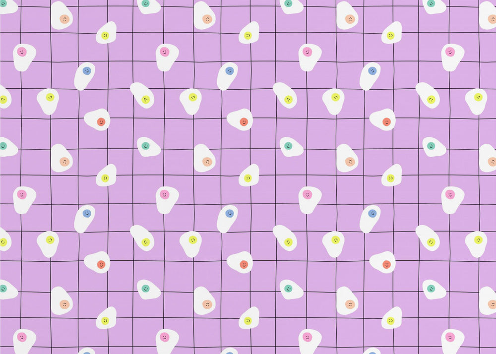 Frukostbjudning (mönsterdesign) | Tapet