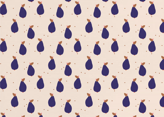 Glada päron (mönsterdesign) | Tapet