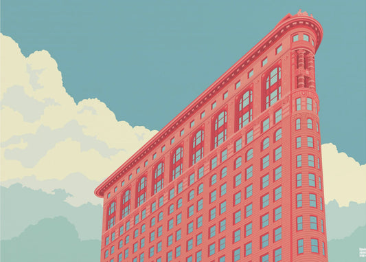 New York Flatiron-byggnaden | Canvastavla