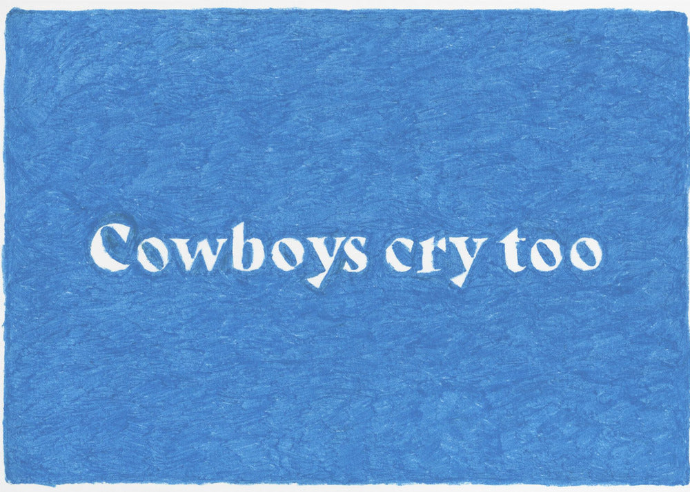 Cowboys gråter också 2 | Canvastavla
