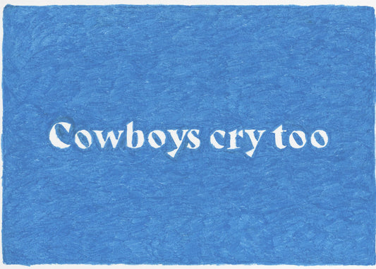 Cowboys gråter också 2 | Canvastavla