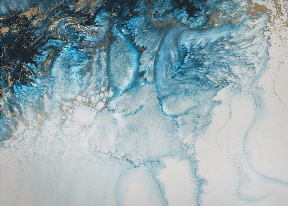 Kustkonst - Kustblå färger | Canvastavla