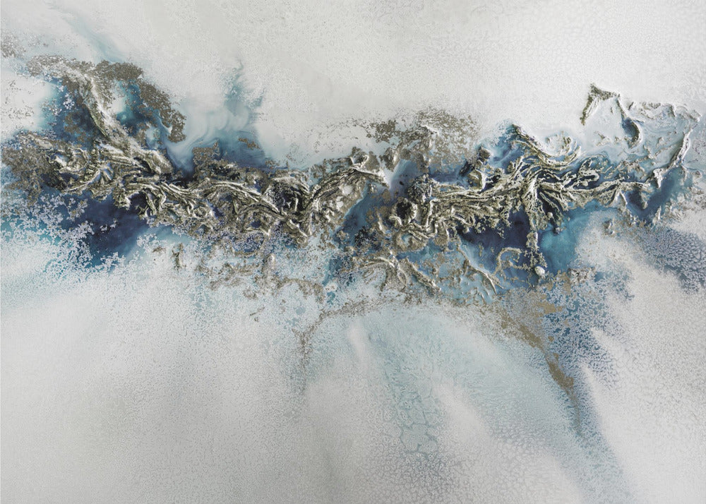 Mest populär - Förgylld väv - Whitecaps-målning | Duk