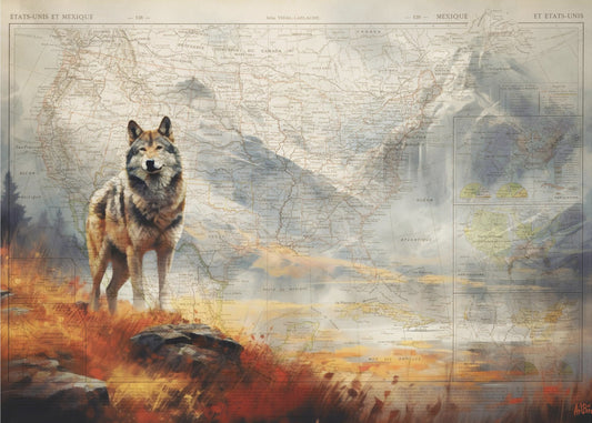 Vargdalen | Canvastavla