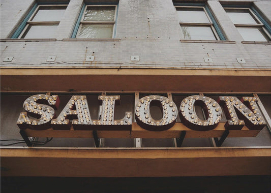 Vintage saloonskylt | Canvas