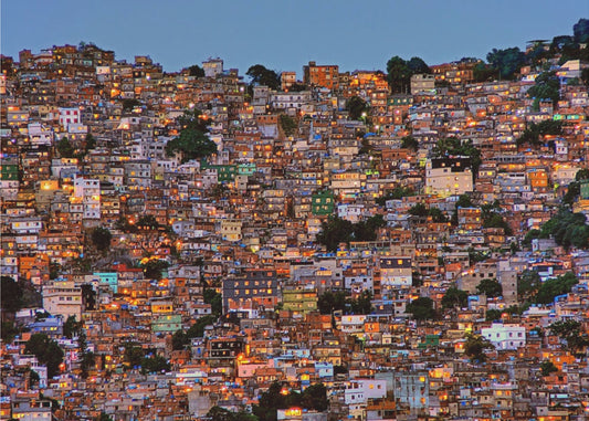 Natten i Favela da Rocinha | Tapet