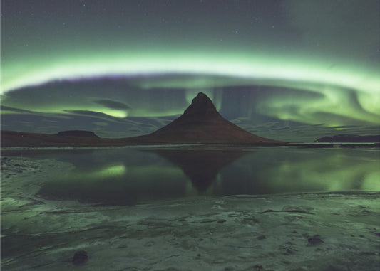 Kirkjufell Aurora | Tapet