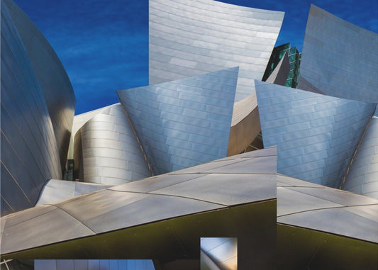 Disney Concert Hall-Montage (Färgversion) | Tapet