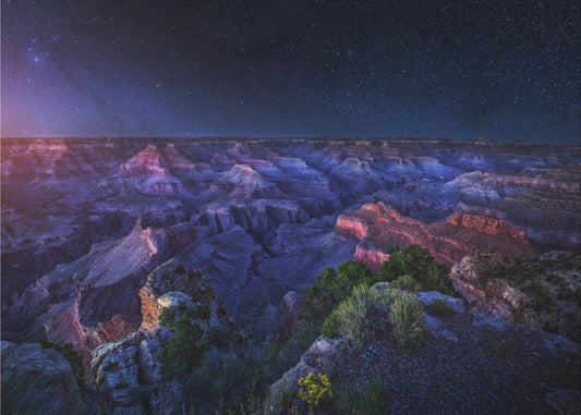 Grand Canyon Natt | Tapet