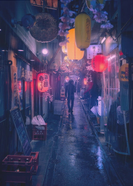 Tokyo Blue Rain | Poster