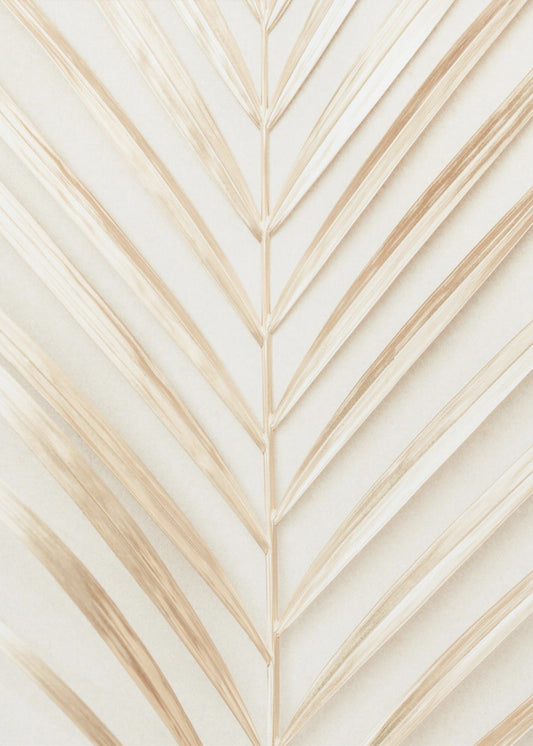 Golden Palm Leaf | Canvas