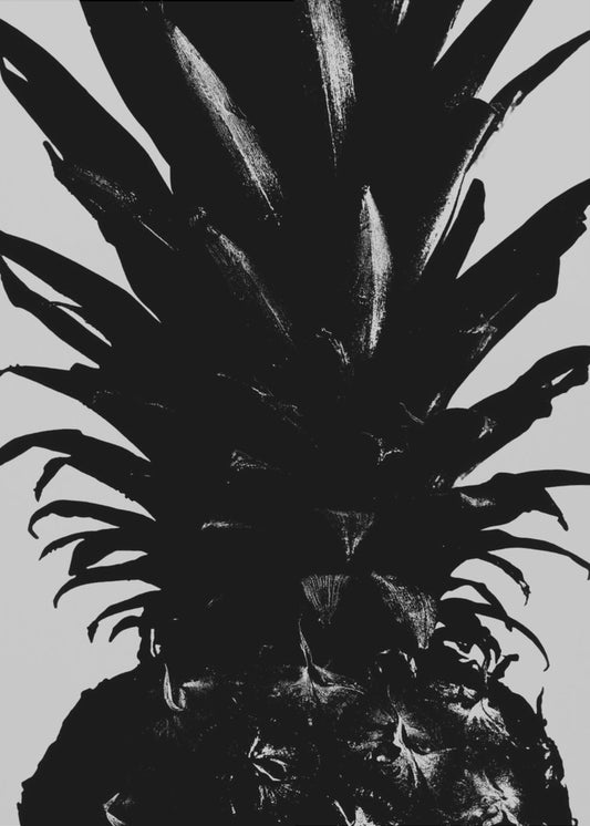 Ananas svartvit | Poster