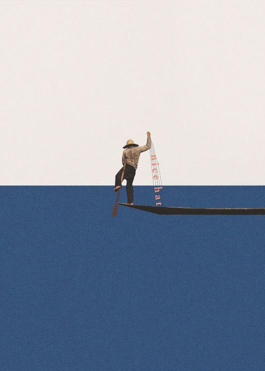 À la pêche aux compliments | Tableaux sur Toile