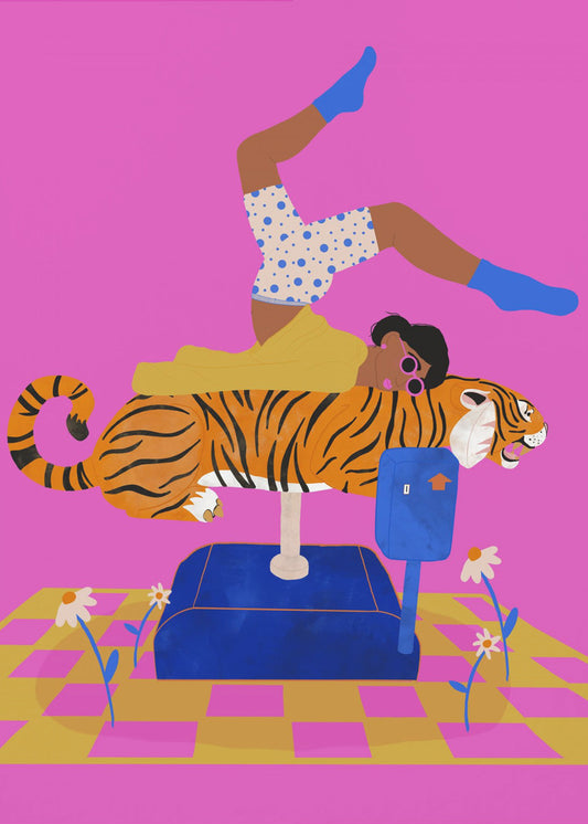 Put a tiger in your heart | Canvas