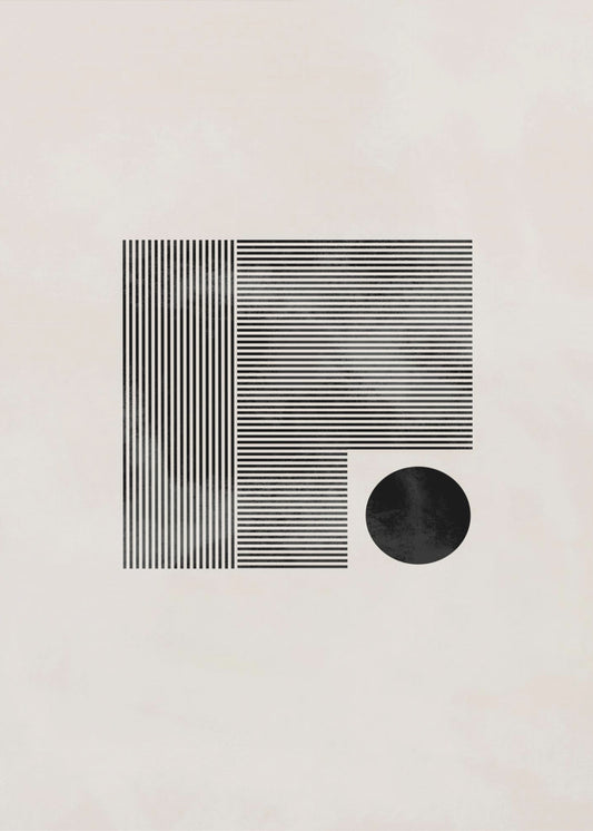 Minimalistisk fyrkantig | Poster