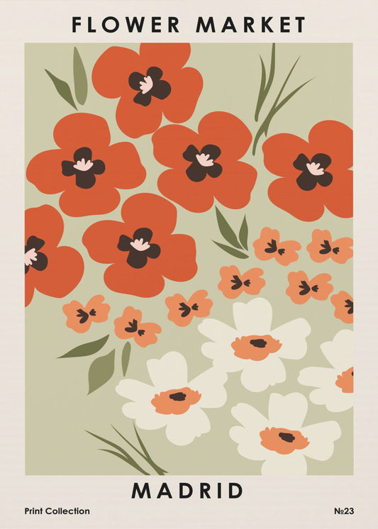 Flower Market Madrid | Canvas