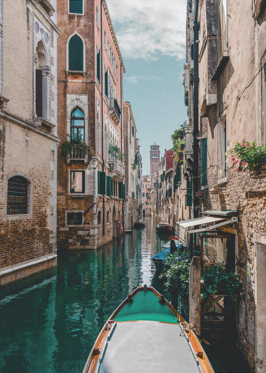 Boat on the river | Canvas