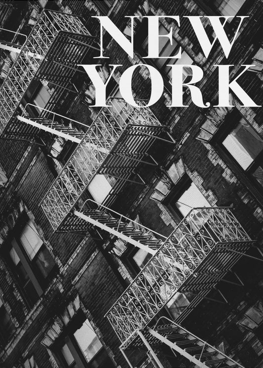 Brandtrappor i New York | Canvas