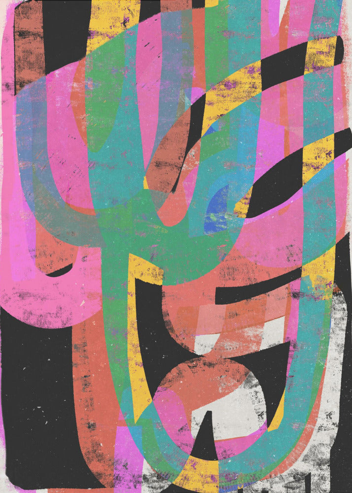 Färgglatt kaos | Poster