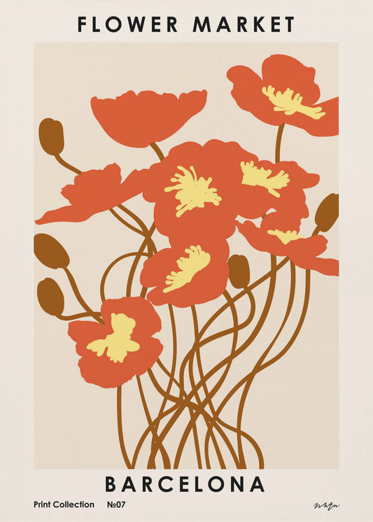 Blomstermarknaden. Barcelona | Canvas