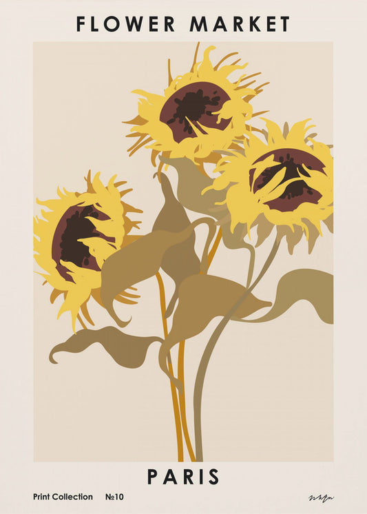 Blomstermarknaden. Paris | Canvas