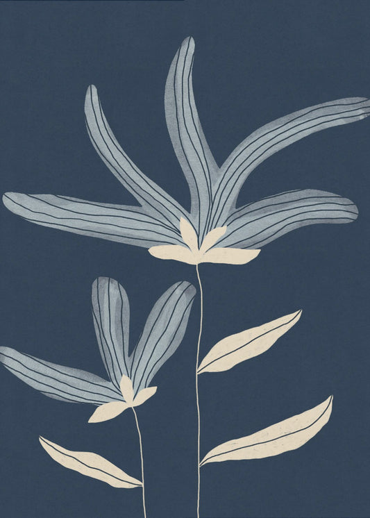 Två blommor | Canvas