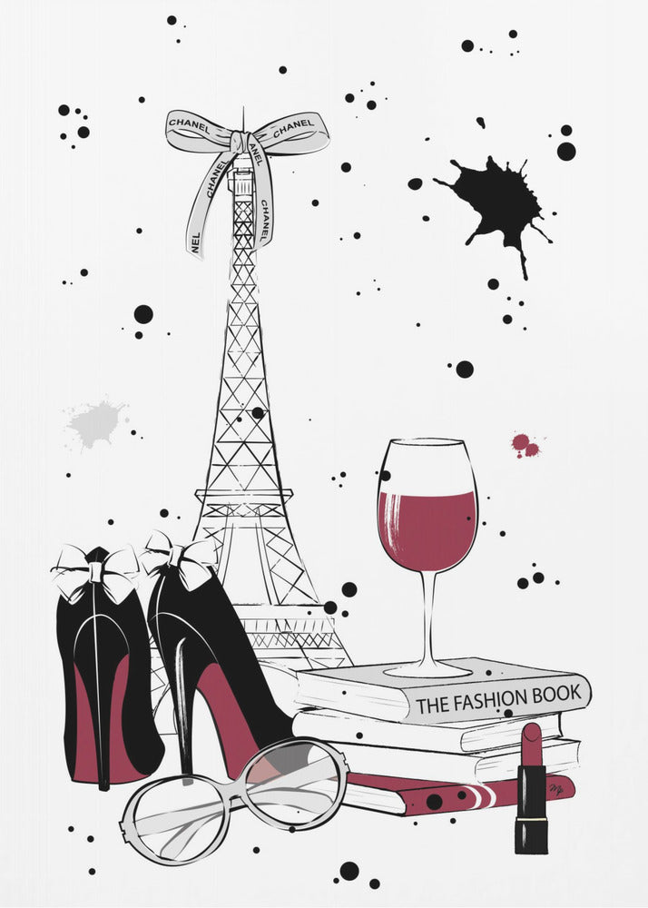 Chic parisisk natt | Poster