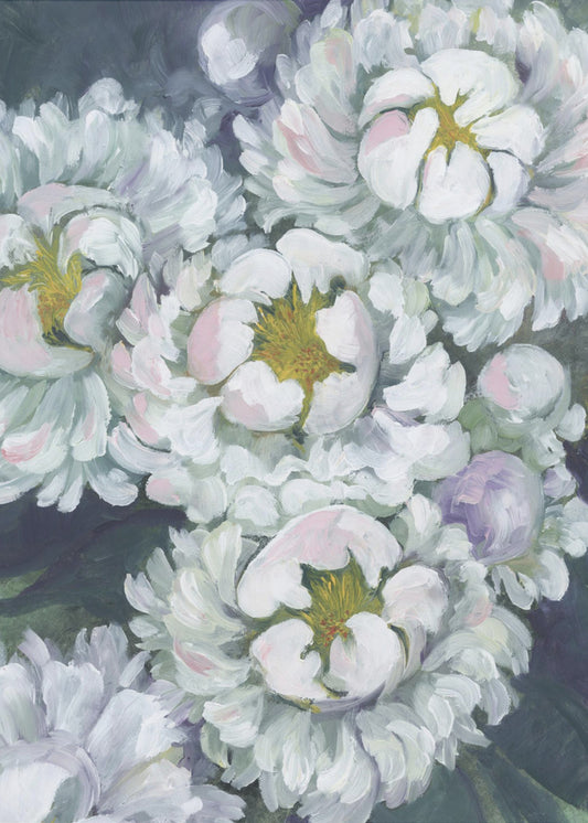 Willoh painterly peonies | Canvas
