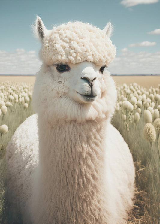 Llama in Bloom | Poster