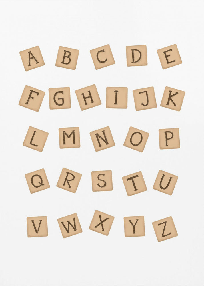 Wooden Blocks ABC | Canvas