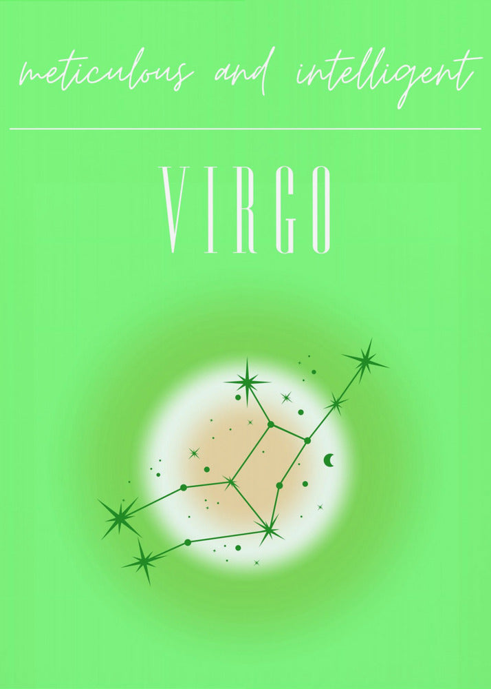 Jungfruns stjärnteckentryck | Poster