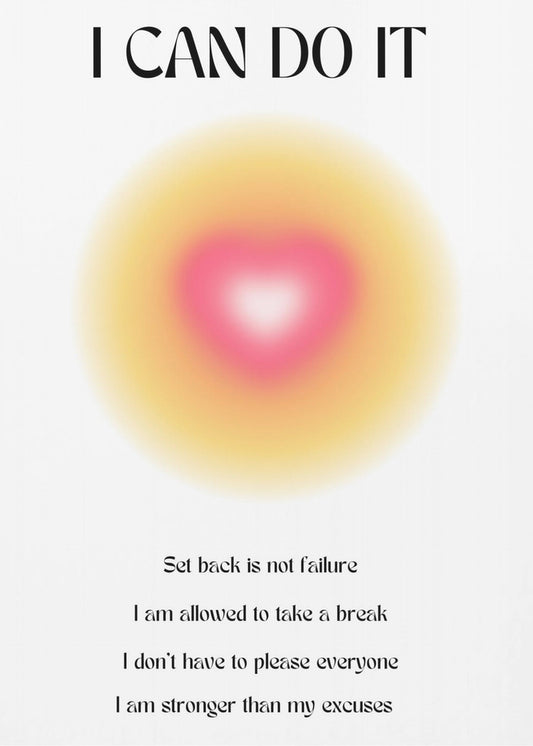 Motivational Aura Poster | Canvas