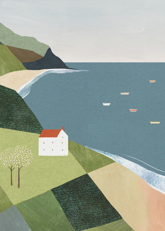 House on the Cliff | Canvas