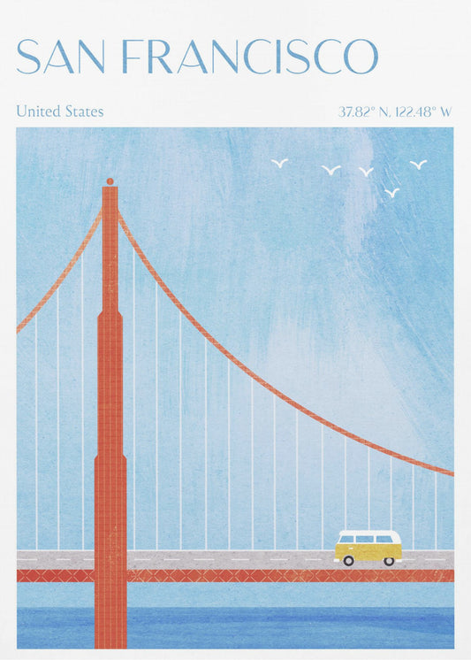 San Francisco, Golden Gate Bridge | Canvas