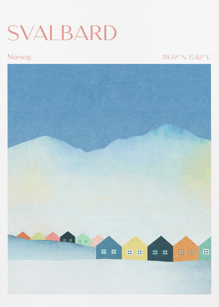 Svalbard, Norvegia | Stampe su Tela