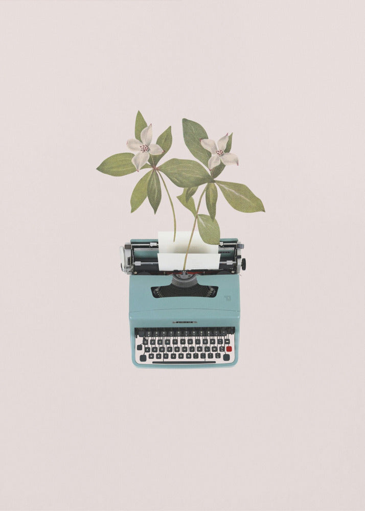 Botanisk skrivmaskin | Canvas