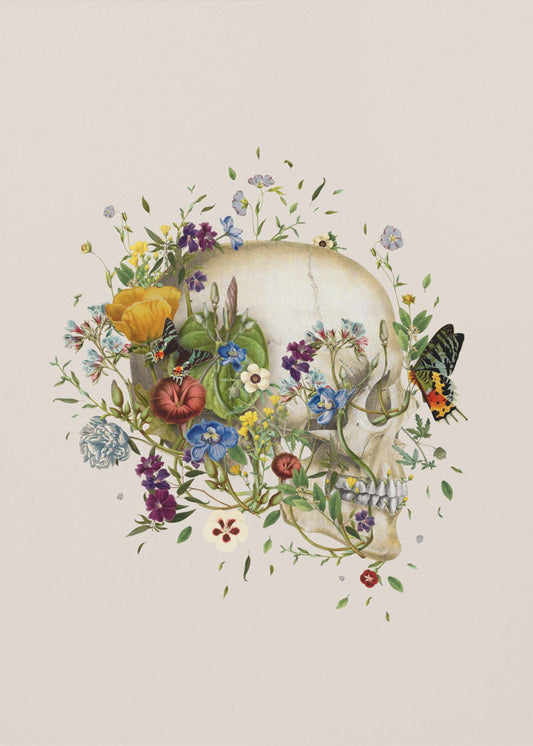 Blomsterkranie | Lærredsbilleder