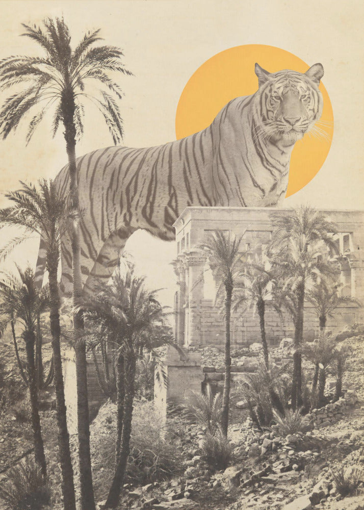 Jättetiger i ruiner | Poster