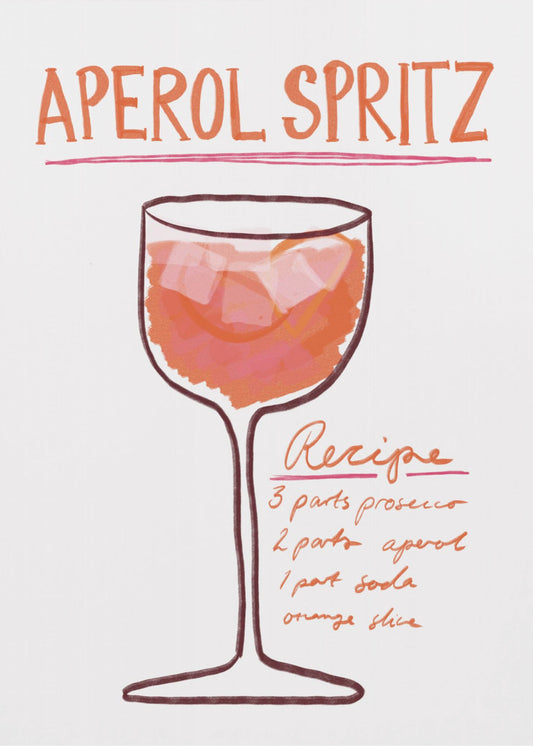 Spritz Receptdelight | Poster