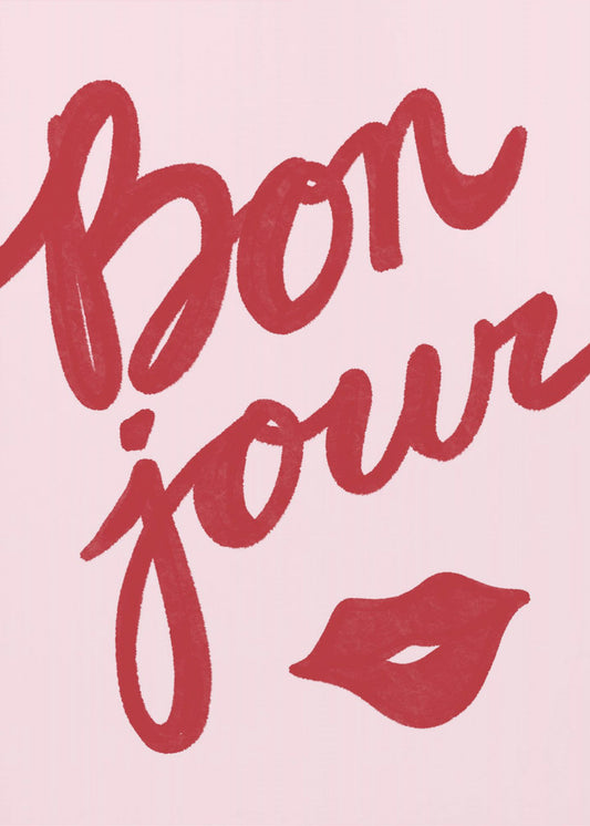 Bonjour Kyss | Canvasduk