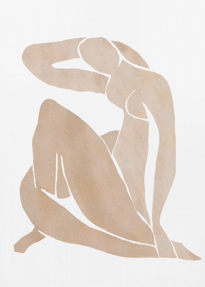 Kvinnor formar abstrakt konst | Canvas
