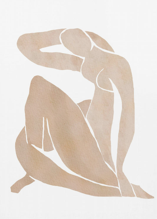 Kvinnor formar abstrakt konst | Canvas