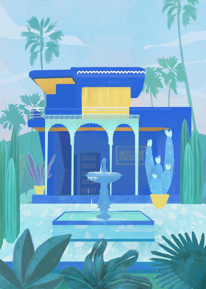 Jardin marocain | Tableaux sur Toile