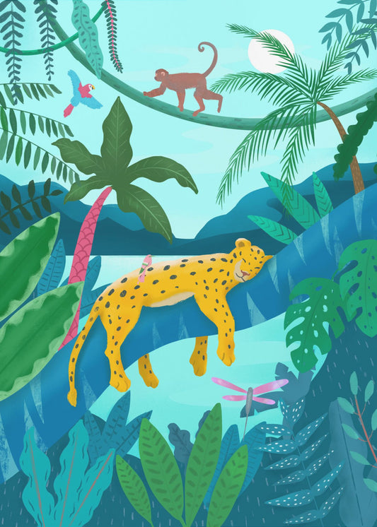 Djungelleopard | Canvas