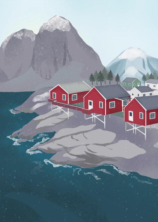 Norge | Canvastavla