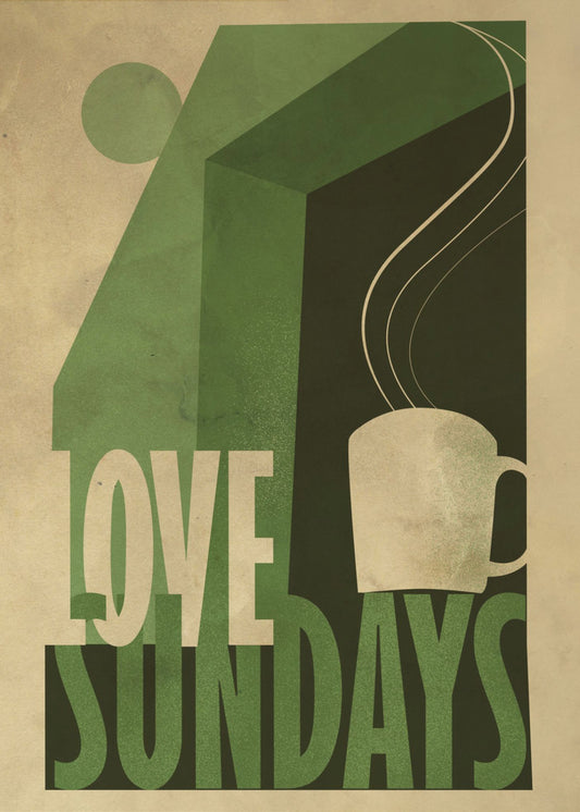 Impression Love Sunday | Tableaux sur Toile